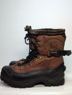 Sorel Conquest Bark 400g Thinsulate Snow Boots men's size